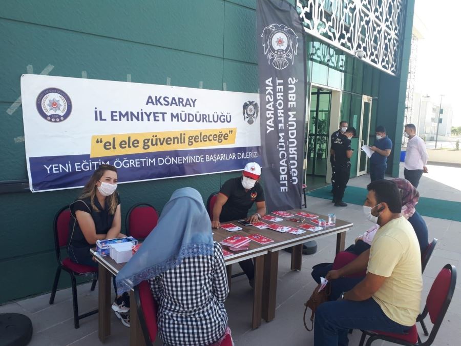 AKSARAYDA ÖĞRENCİLERE EMNİYETTEN UYARI