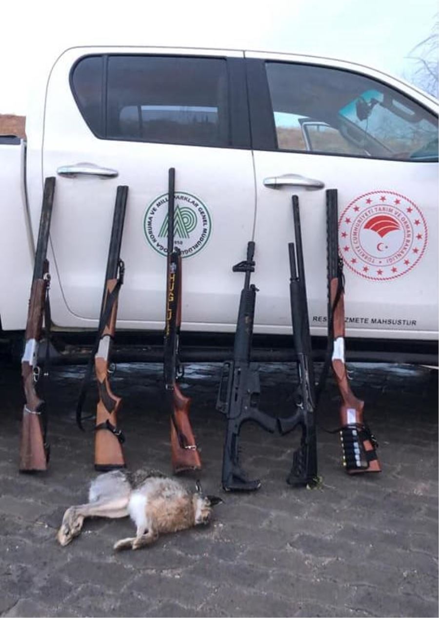 AKSARAYDA KAÇAK AVLAMAYA KATILAN 13 KİŞİYE CEZA KESİLDİ.