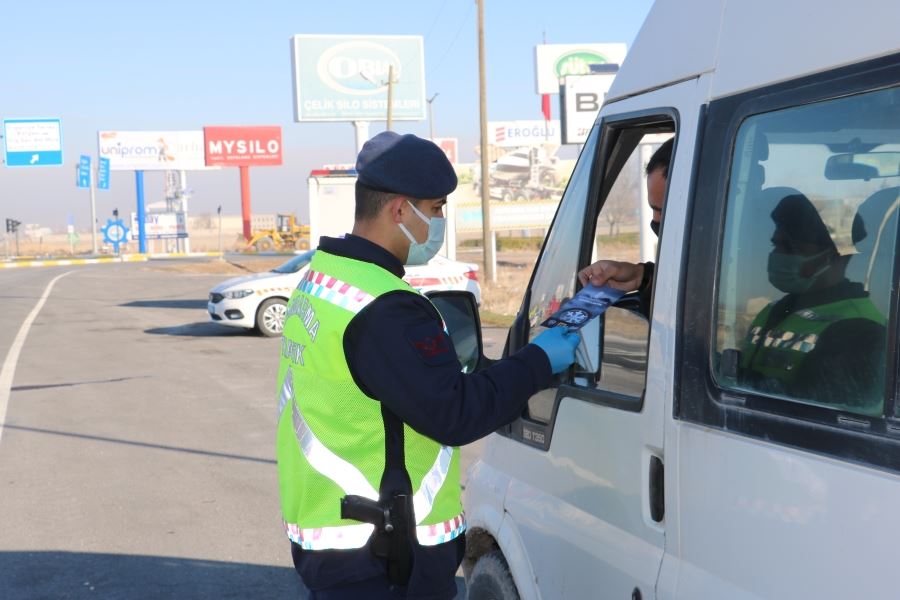 AKSARAY JANDARMASINDAN DENETİM.