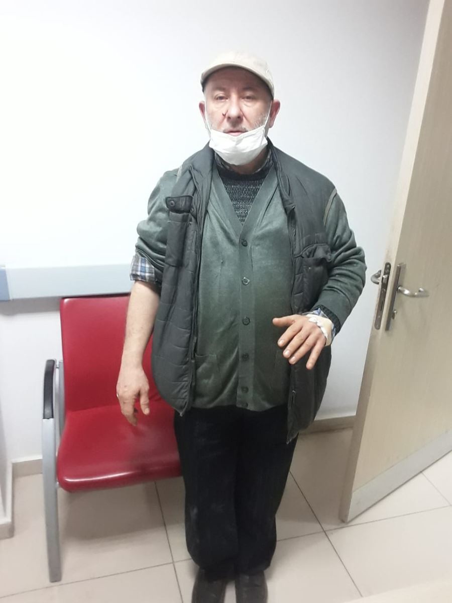 AKSARAYDA GAZETECİYE SALDIRI.