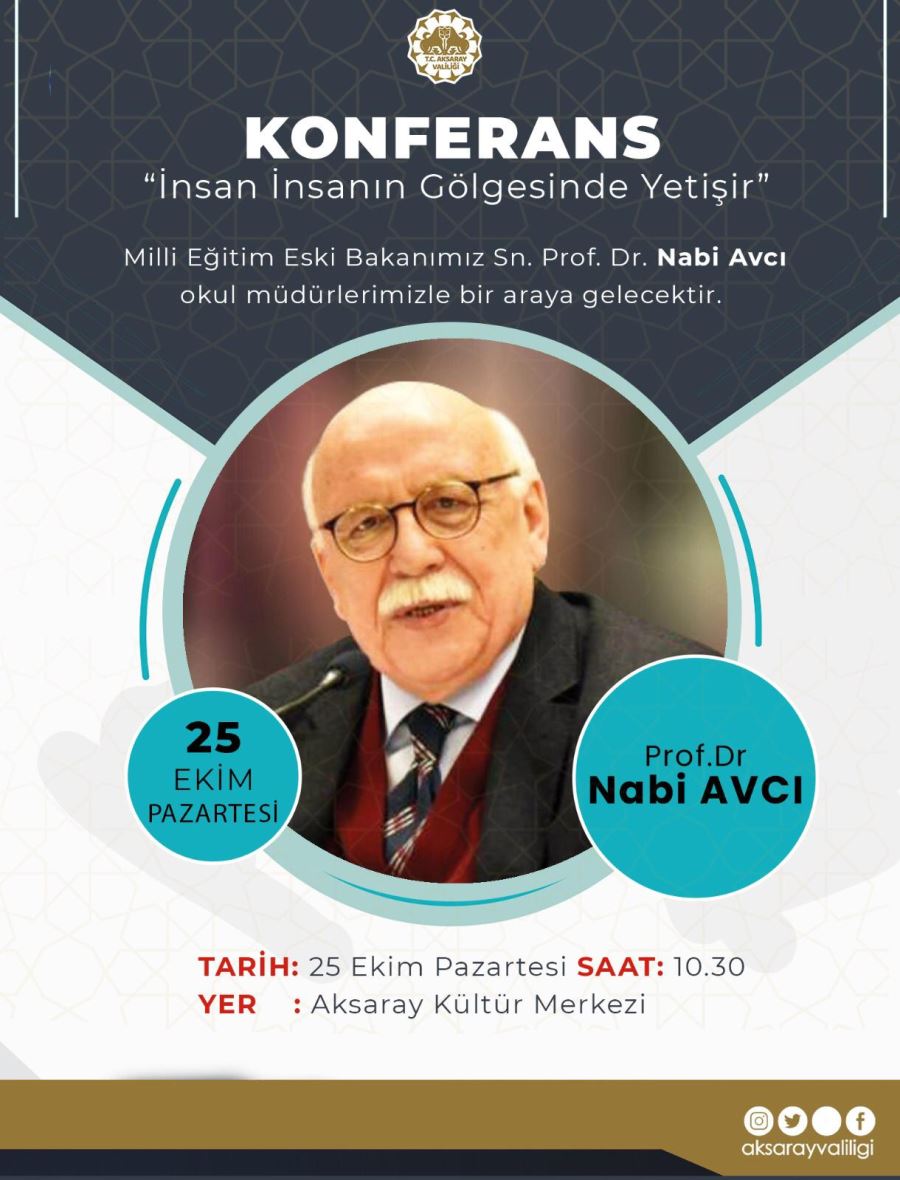 ESKİ BAKAN AKSARAYA GELİYOR.!