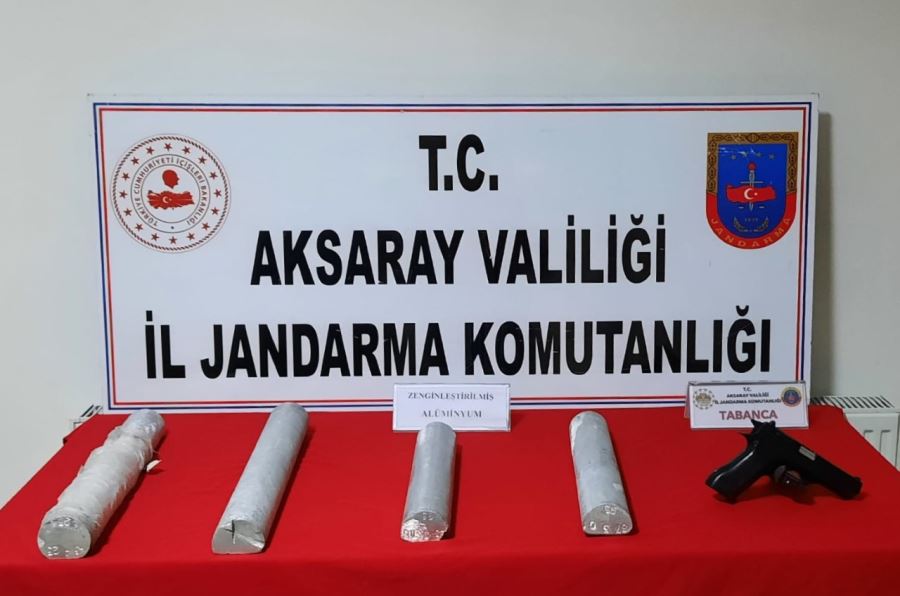 AKSARAYDA PATLAYICI MADDE YAPIMINDA KULLANILAN SAF ALÜMİNYUM ELE GEÇİRİLDİ.!