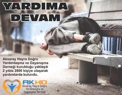 AKSARAYDA YARDIMLAŞMA DUYGUSU İYİ DURUMDA.!