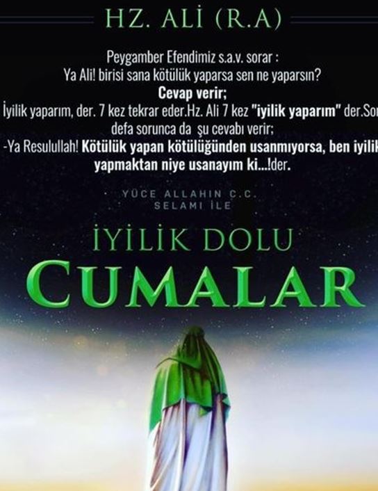 HZ.ALİ GİBİ CUMANIN KIYMETİNİ BİLMELİYİZ.