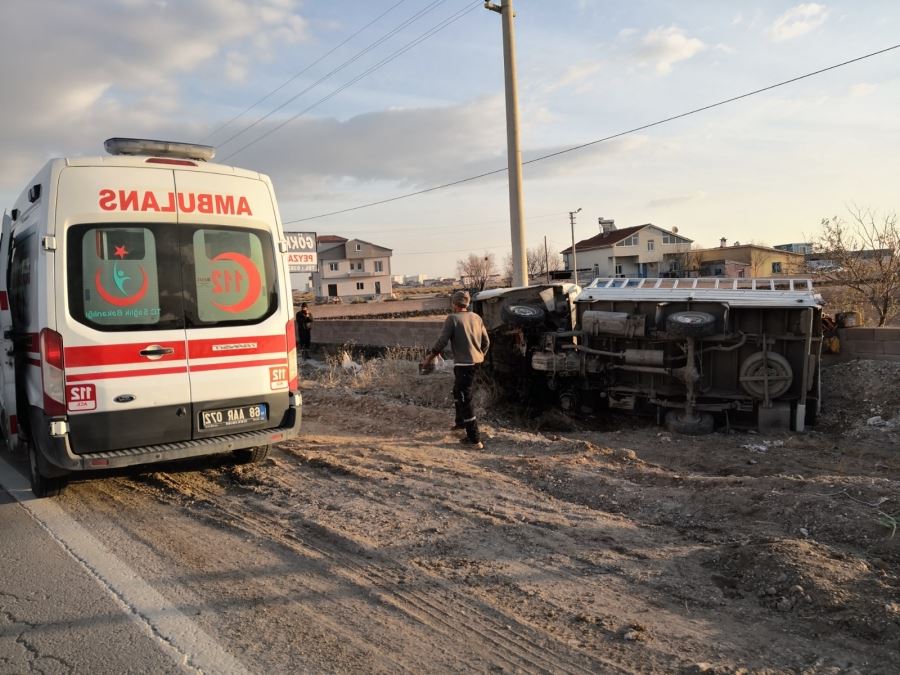 AKSARAYDA TRAFİK KAZASI.SÜRÜCÜ ALKOLLÜ ÇIKTI.!