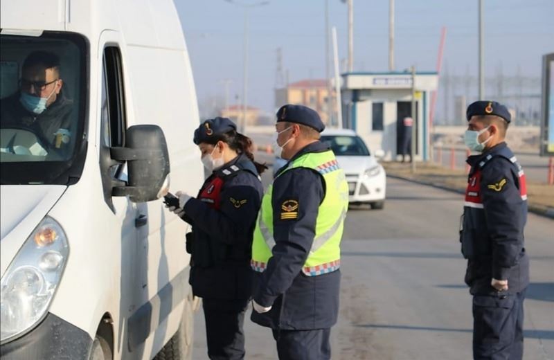 AKSARAY JANDARMASINDAN DENETİM.