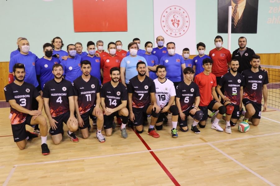 Oturarak Voleybol (Paravolley) Erkek Milli Takımı Avrupa Şampiyonası İçin  Aksaray’da Kampa Girdi.