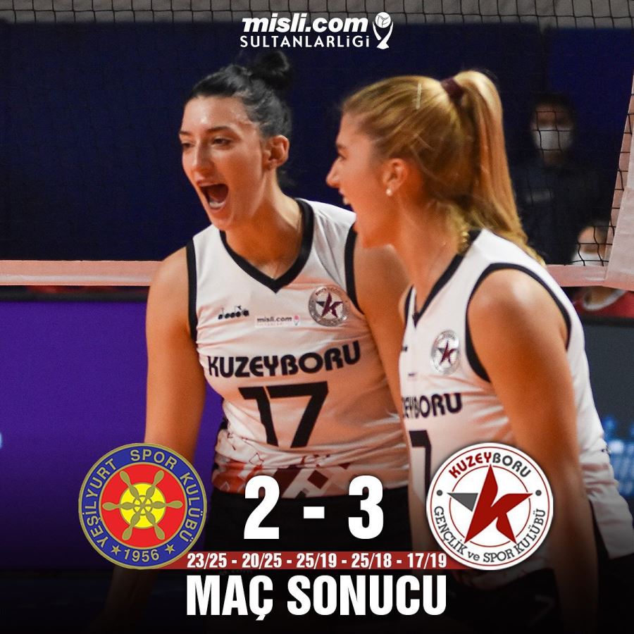 AKSARAY KUZEYBORUSPOR DEPLASMANDA GALİP. 2-3