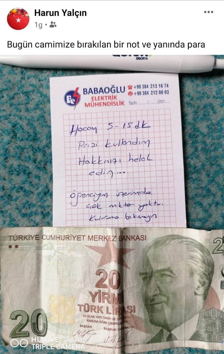 CAMİNİN ELEKTRİĞİNİ KULLANAN ÖĞRENCİDEN ANLAMLI DAVRANIŞ
