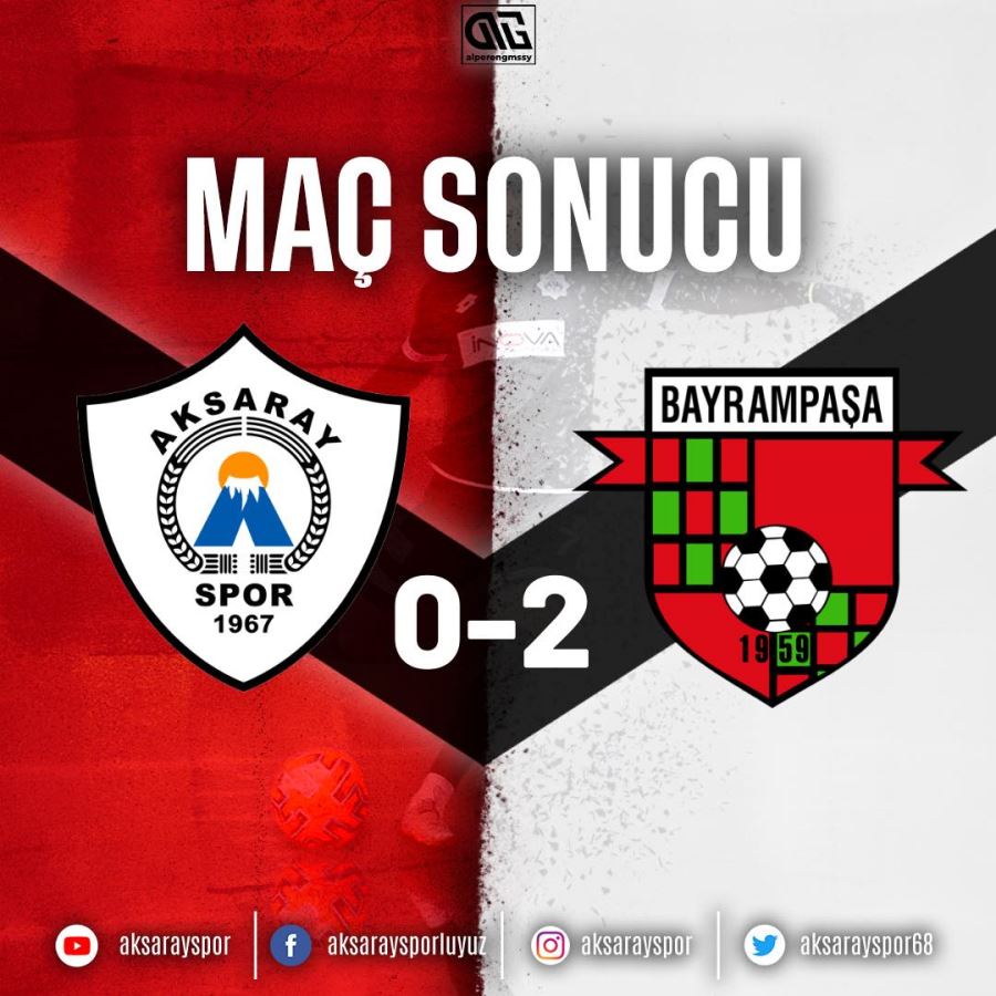 AKSARAYSPOR 0 BAYRAMPAŞA 2