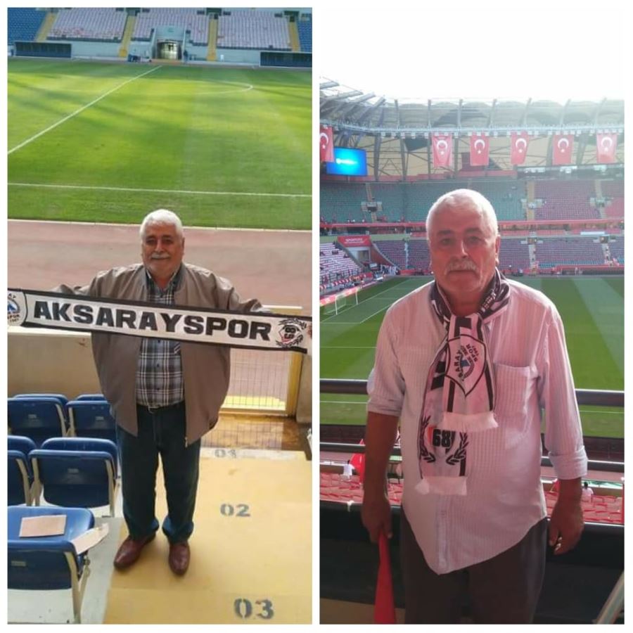 AKSARAYSPOR UN AMATÖRLÜKTEN İTİBAREN 50 YILLIK TARAFTARI HAYATINI KAYBETTİ.