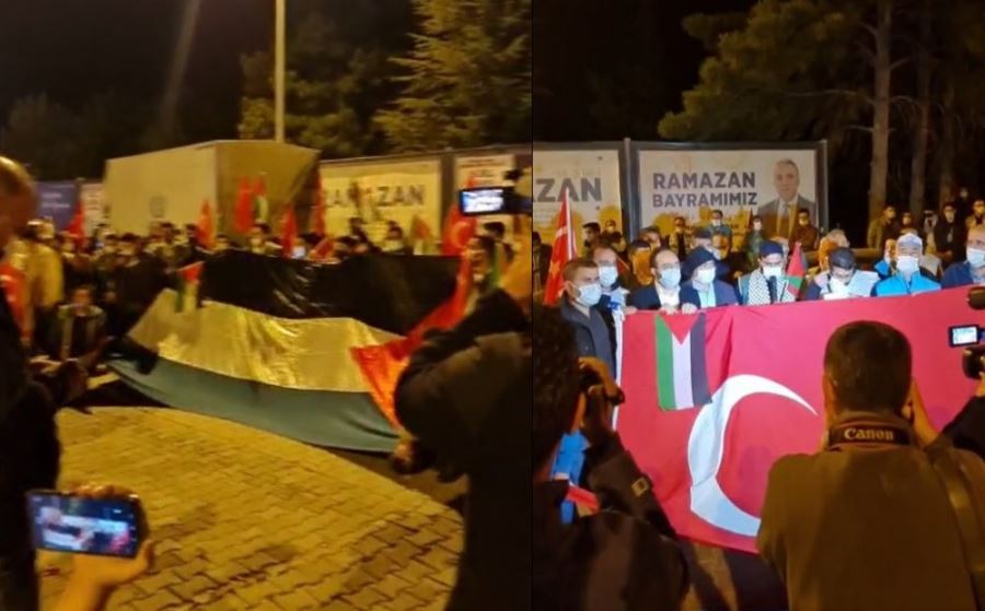 KUDÜS İÇİN AYAĞA KALKTILAR.