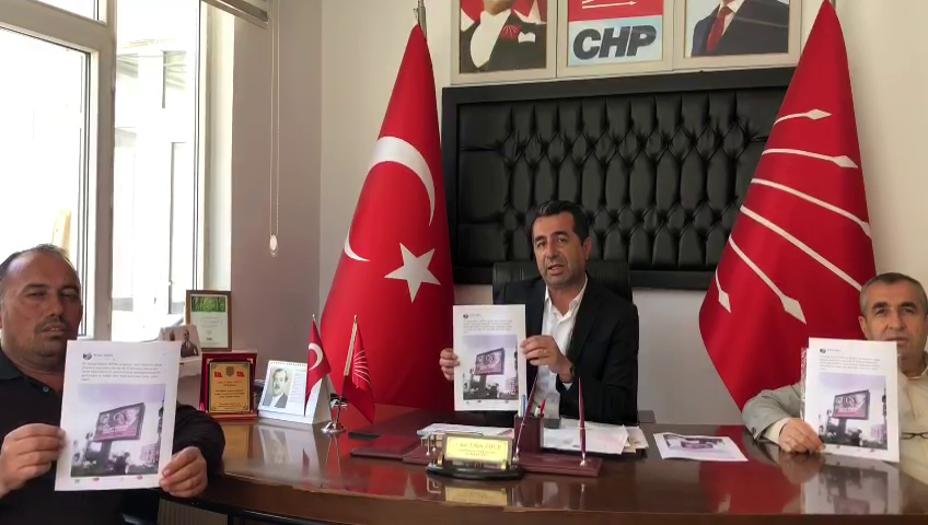 İL BAŞKANI ADEM, İÇİŞLERİ BAKANLIĞI’NA SEDAT PEKER BILBOARD’INI SORDU