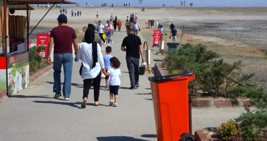 AKSARAY TUZ GÖLÜNE KURBAN BAYRAMINDA ZİYARETÇİ AKINI.!