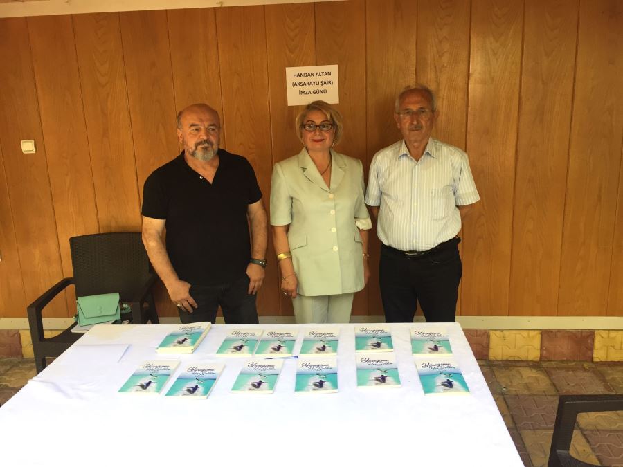 AKSARAYLI 3 ŞAİR-YAZAR İMZA GÜNÜNDE BİR ARADA.!