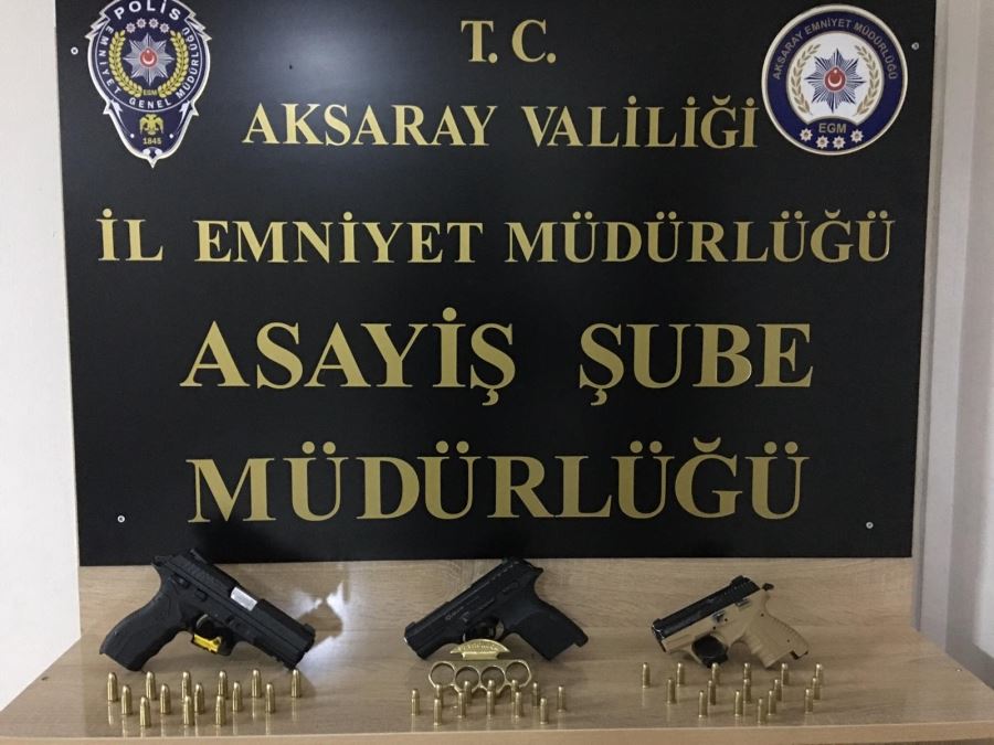 AKSARAYDA OPERASYON 3 KİŞİ YAKALANDI.!