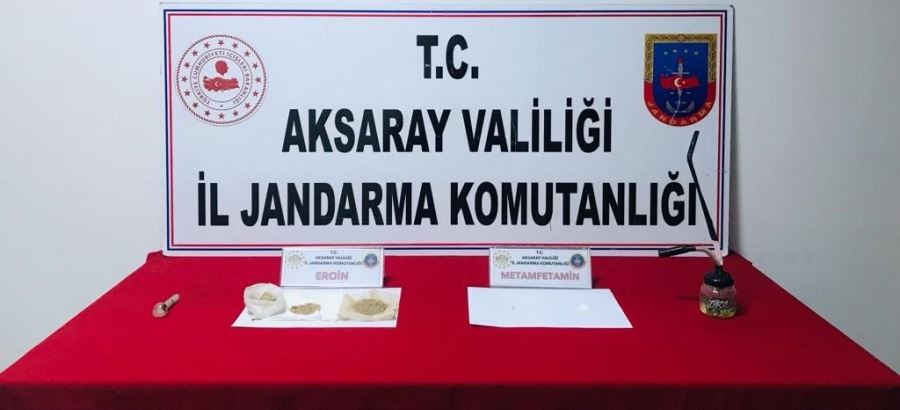 AKSARAY JANDARMASINDAN UYUŞTURUCU OPERASYONU.!